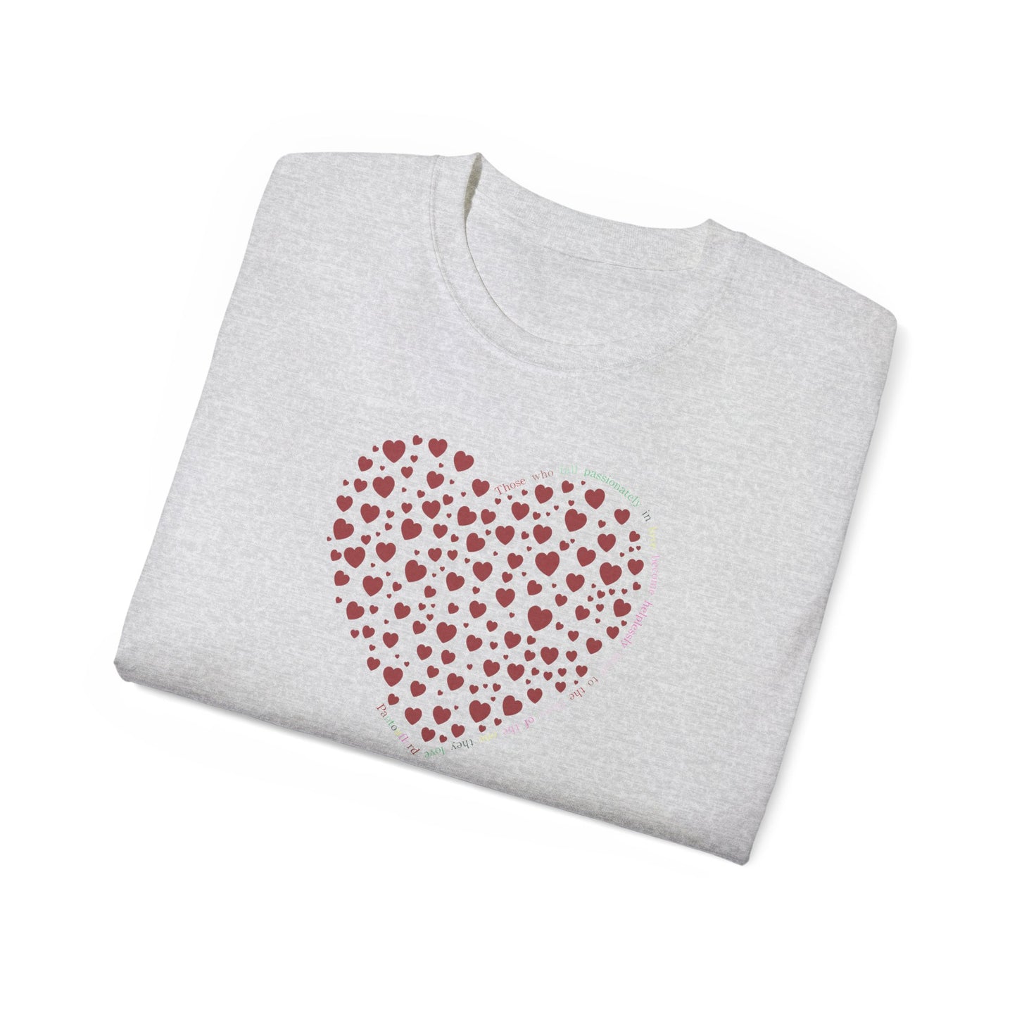 Red Heart Unisex Kurzarm-T-Shirt