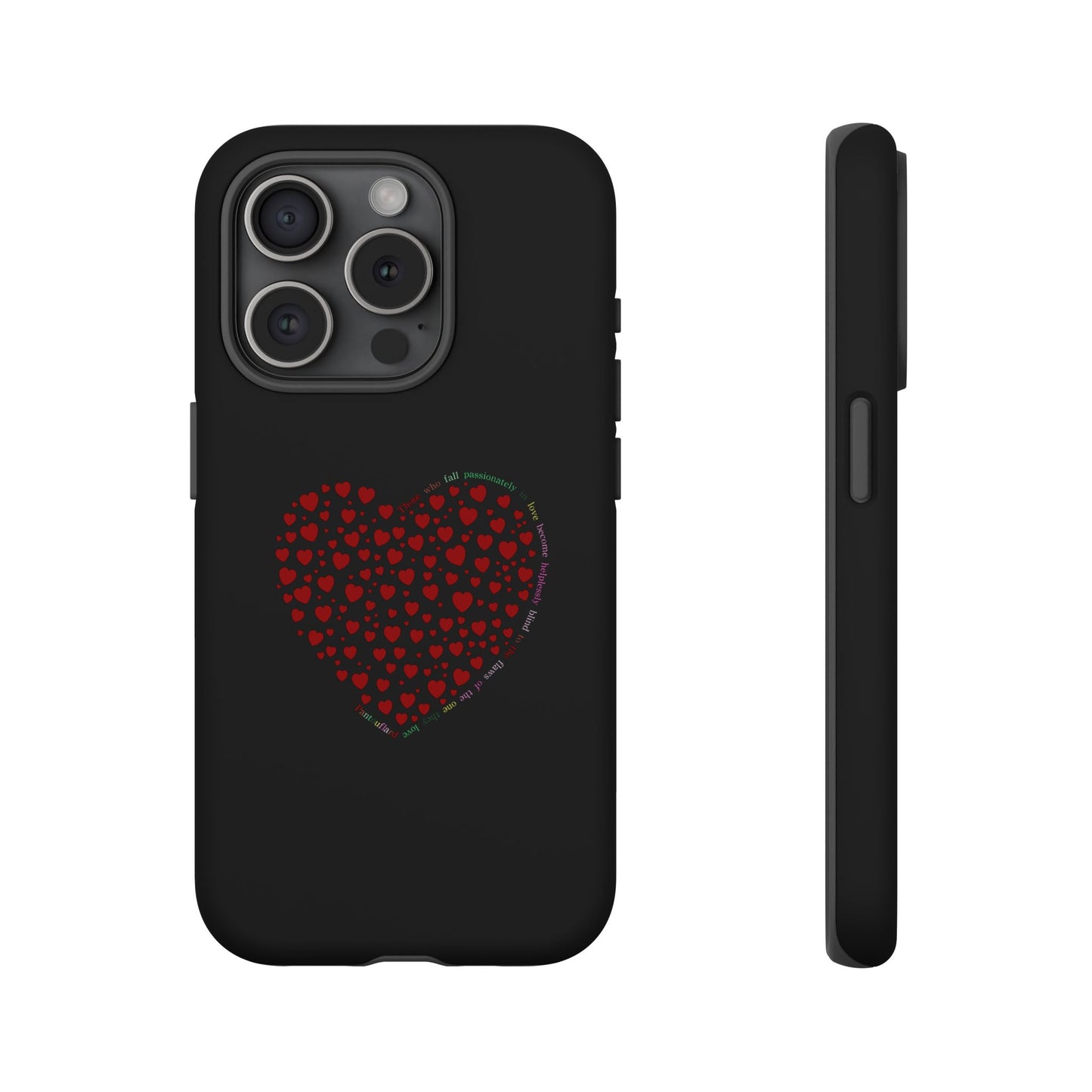 Fundas de corazón rojo para teléfonos iPhone, Galaxy, Google Pixel (54 tipos)