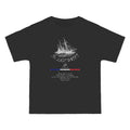 Unisex Black Hanes Vintage Ship Graphic 100% Cotton T-Shirt