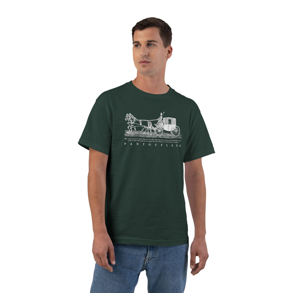 Unisex Navy Hanes Vintage Carriage Graphic 100% Cotton T-Shirt