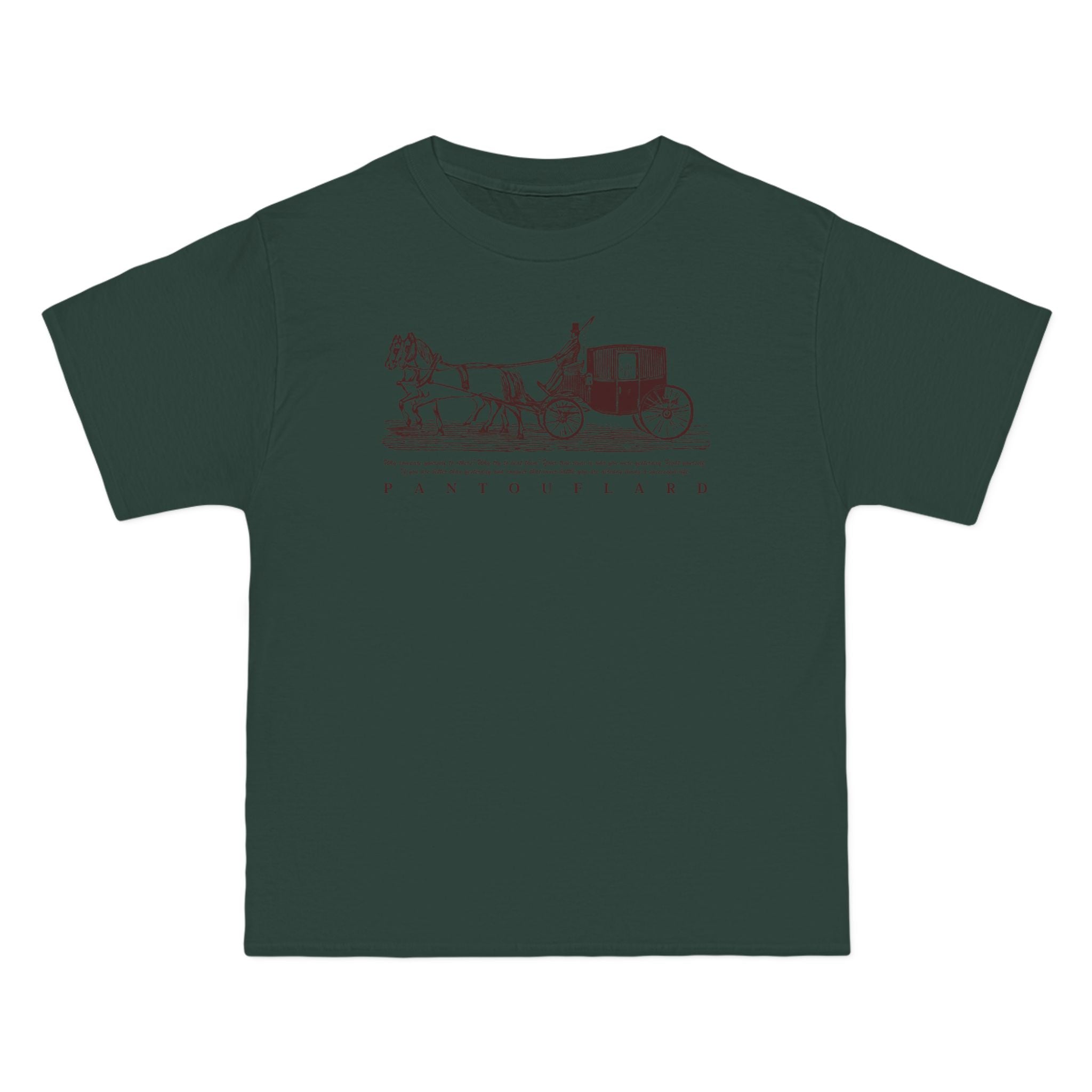 Unisex Burnt Orange Vintage Carriage Graphic 100% Cotton T-Shirt