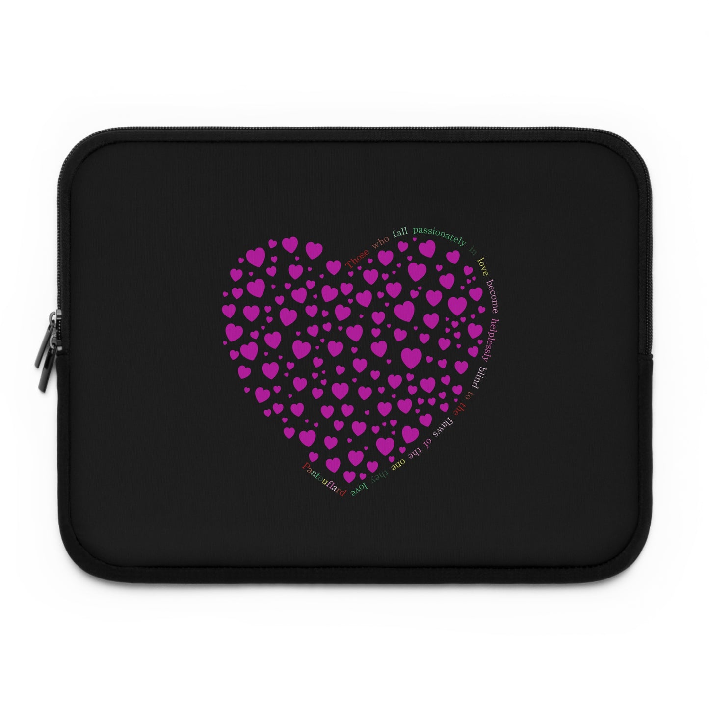 Pink Heart Laptop Sleeve