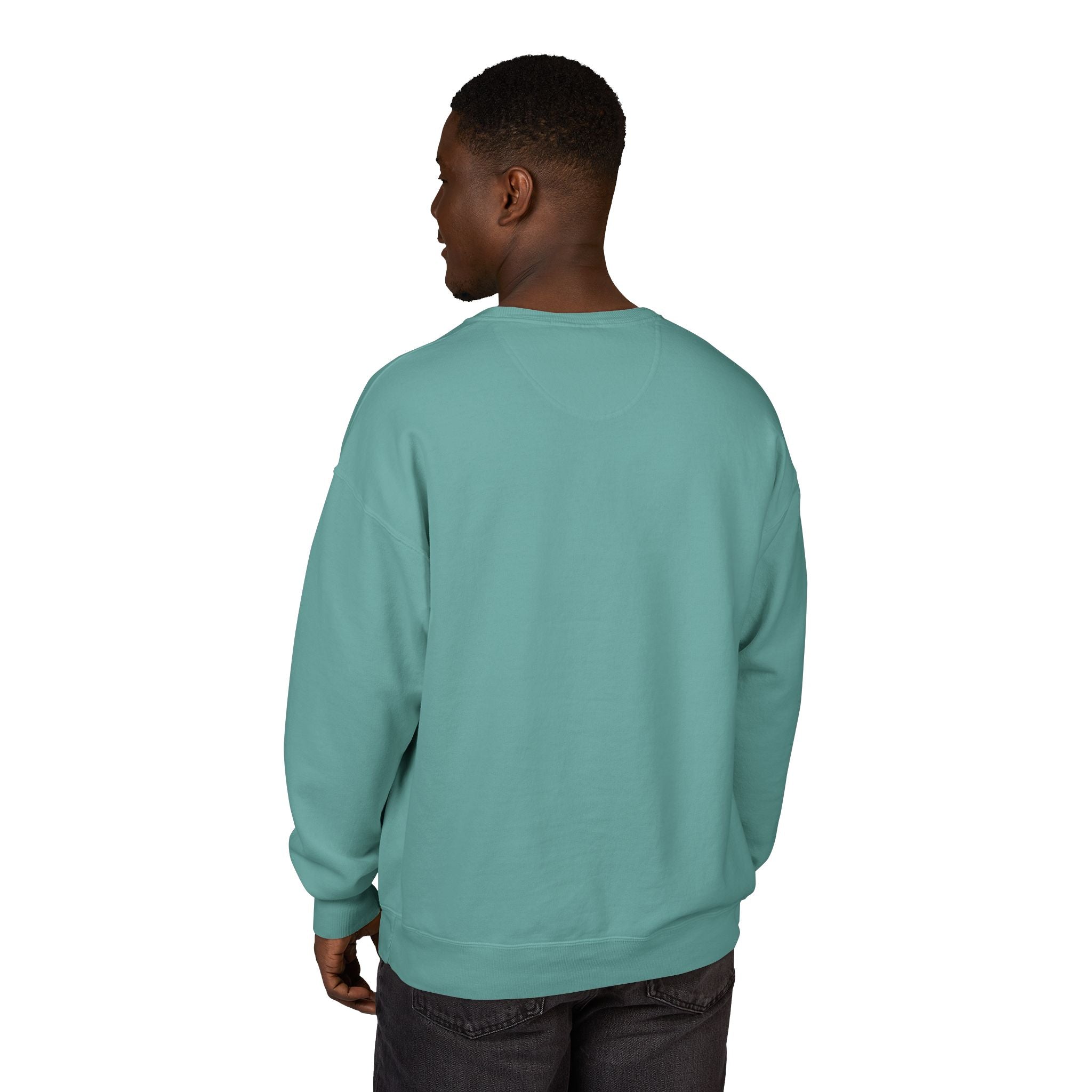 Old Money Equestrian Heritage Crewneck - The Nostalgic Journey I (Dark Academia Garment-Dyed Sweatshirt)