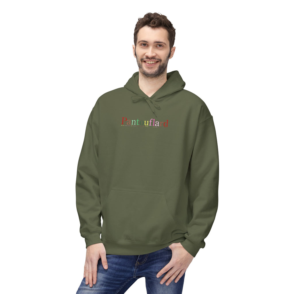 Old Money Aesthetic Premium Hoodie - Pantouflard Logo (Gildan Hammer Heavyweight Fleece)