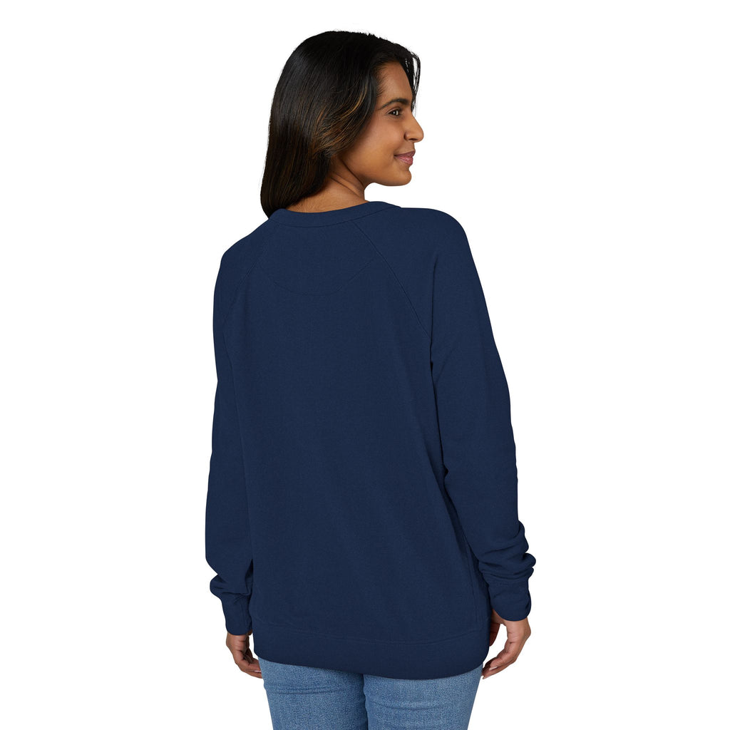 Unisex Old Money Aesthetic Raglan Crewneck - Premium French Terry