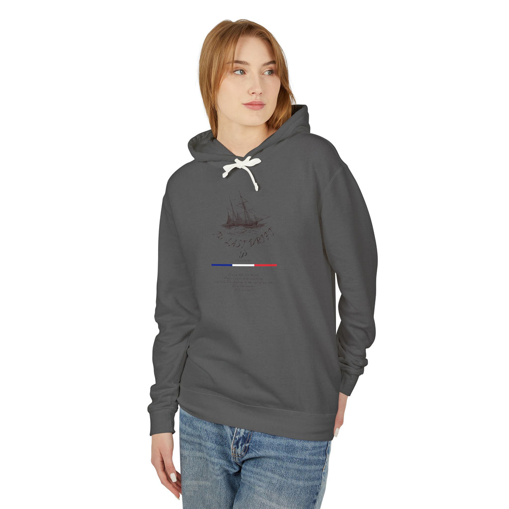Old Money Nautical Heritage Hoodie - The Last Drift I (Lightweight 100% Cotton Coastal Pullover)
