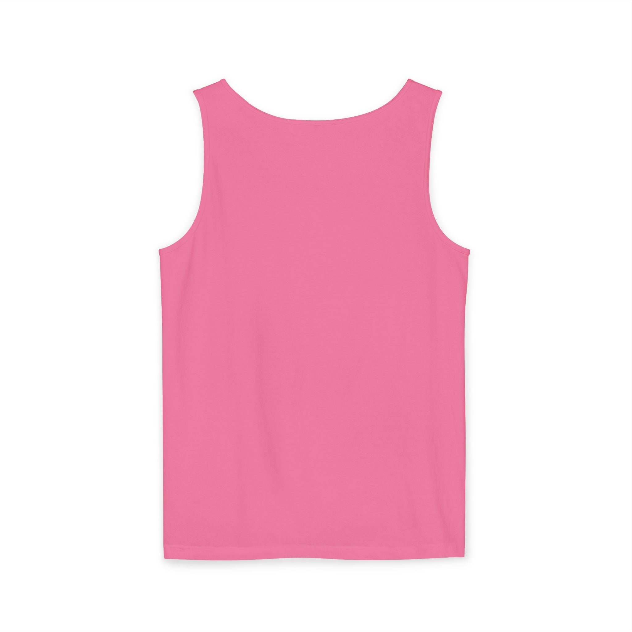 Unisex Brick Red Pantouflard Carriage Cotton Garment-Dyed Tank Top