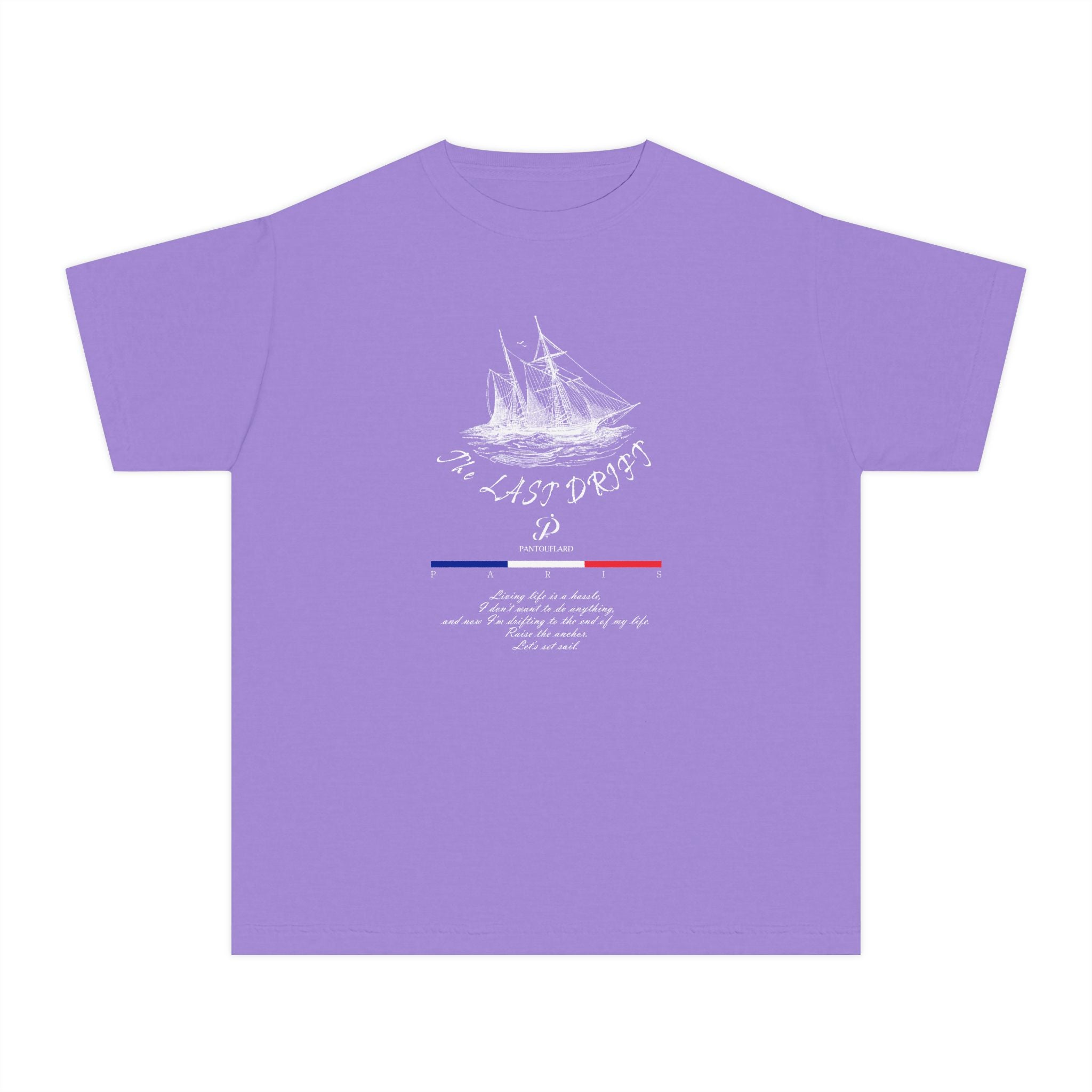 Old Money Nautical Heritage Tee - The Last Drift II (Comfort Colors Garment-Dyed Shirt)