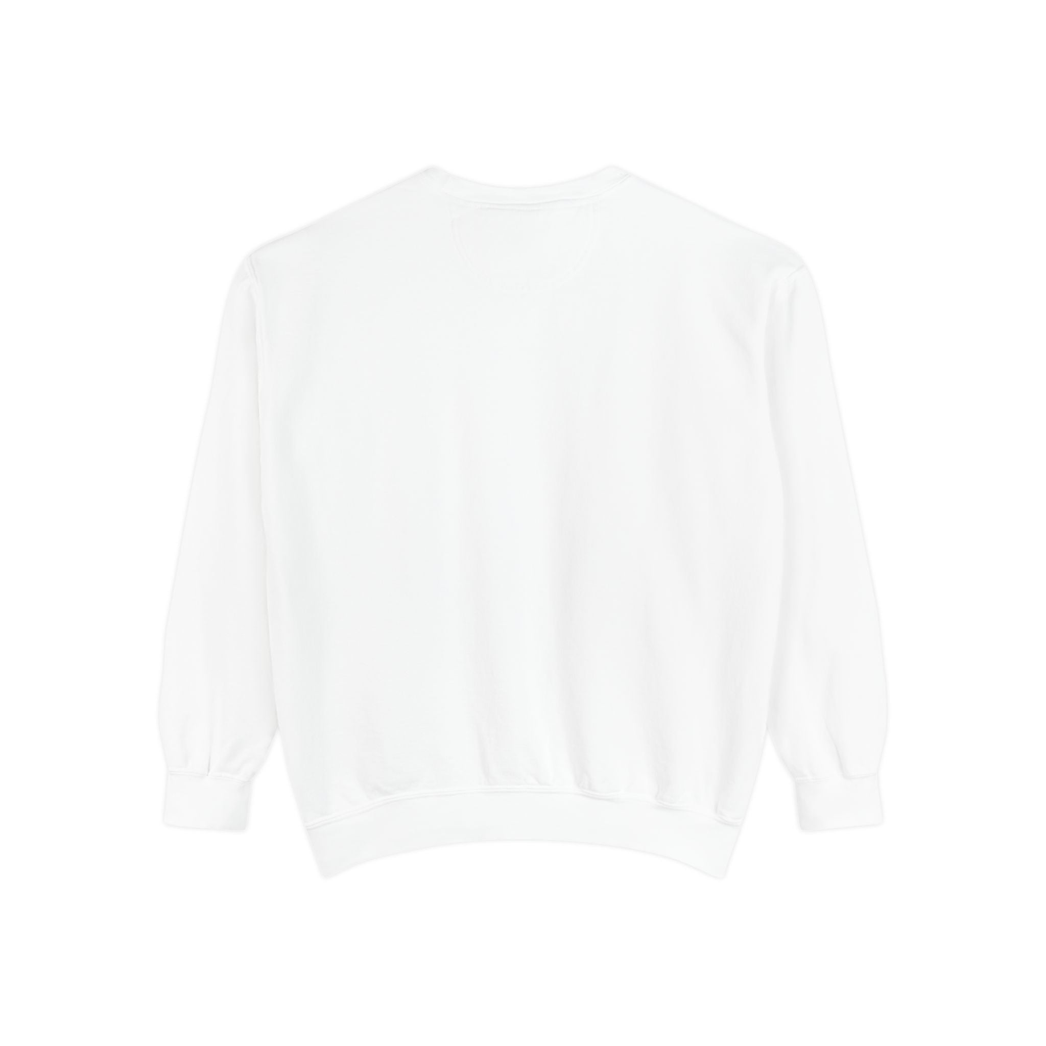 Unisex White Pantouflard Carriage Cotton Blend Sweatshirt