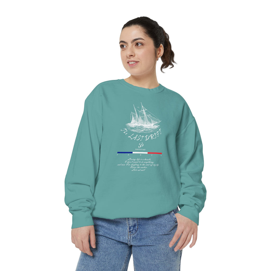Unisex Navy Last Drift Cotton Blend Sweatshirt