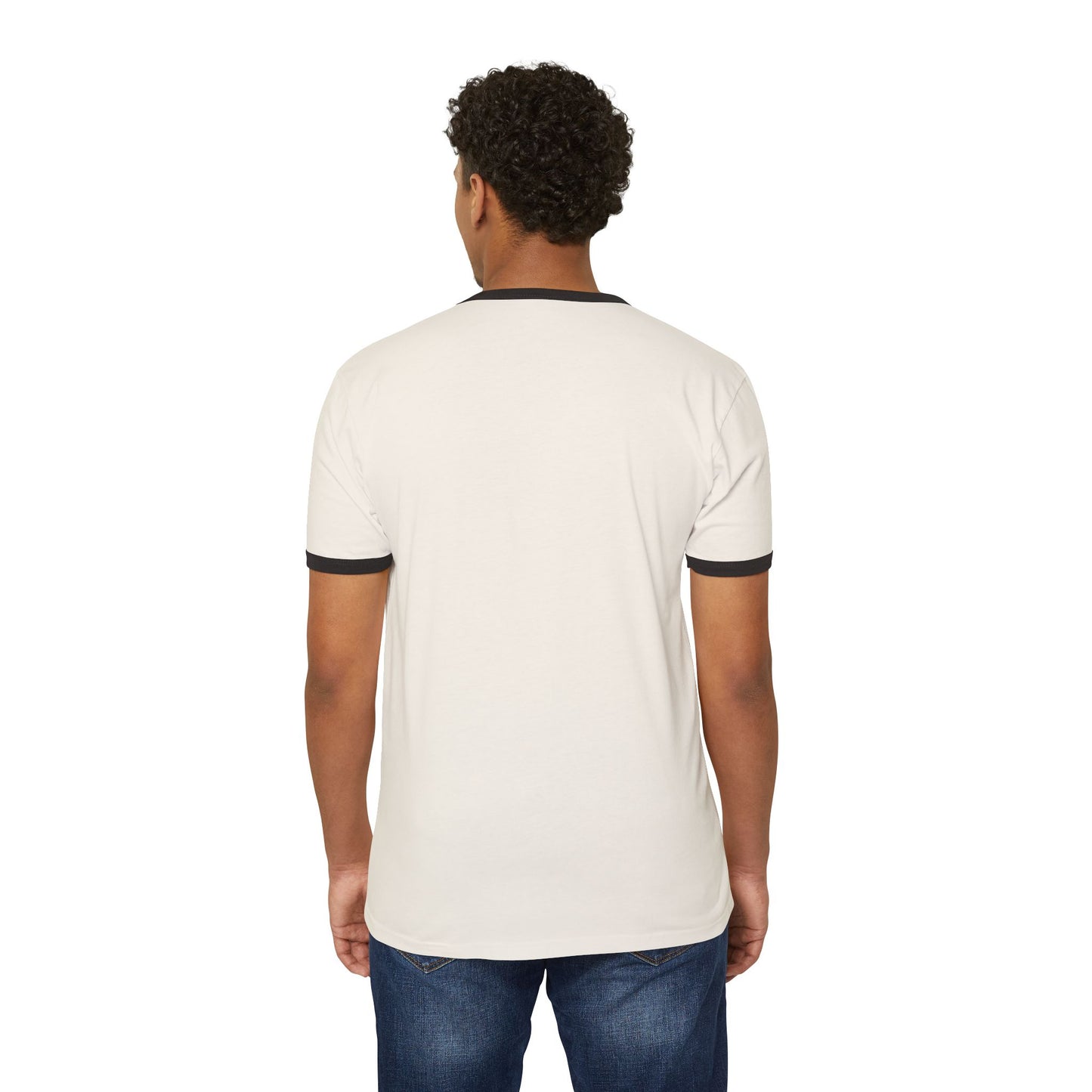 Camiseta unisex de algodón con ribete, camiseta casual, ropa de moda, prenda cómoda, estilo de verano