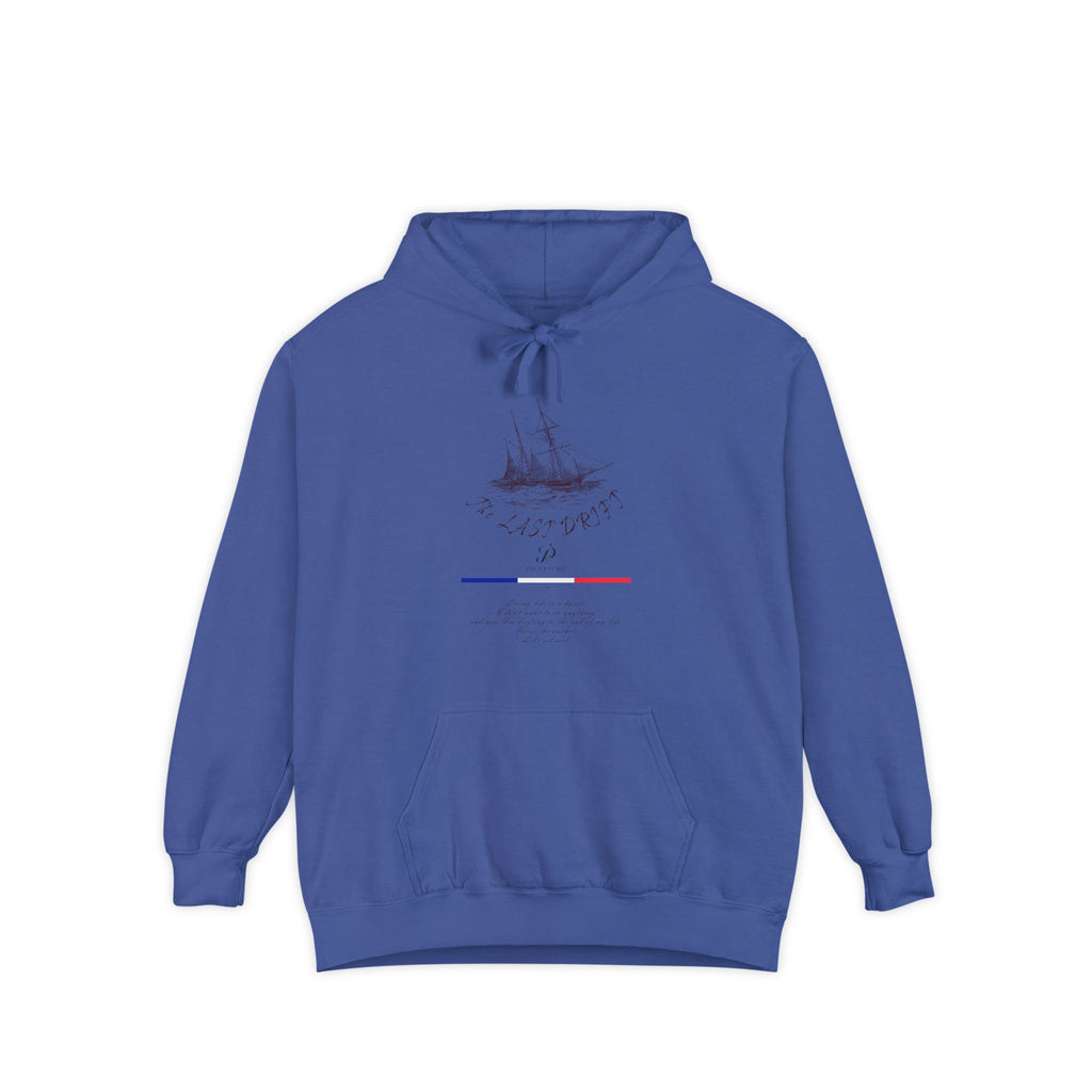 Old Money Nautical Heritage Hoodie - The Last Drift I (9.5oz Garment-Dyed Fleece)