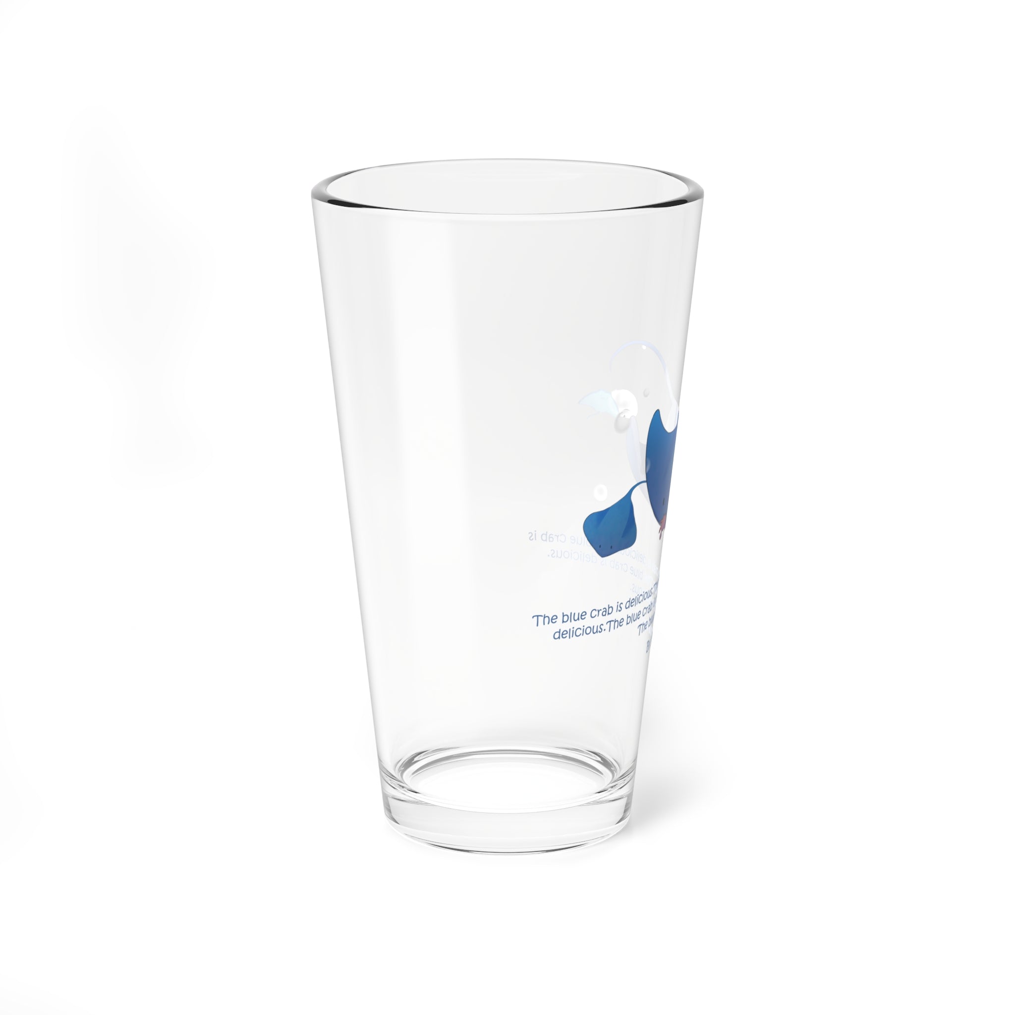 Clear Pantouflard 'Delicious Crab' Stingray Solid Glass Mixer