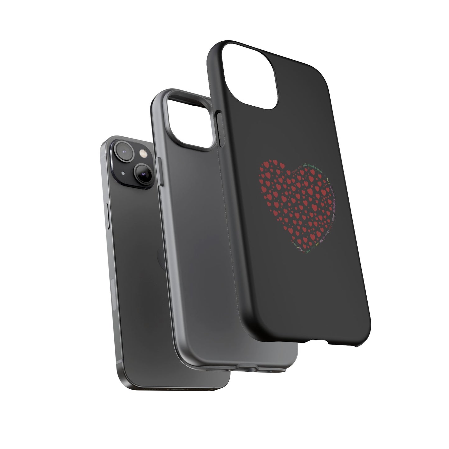 Fundas de corazón rojo para teléfonos iPhone, Galaxy, Google Pixel (54 tipos)