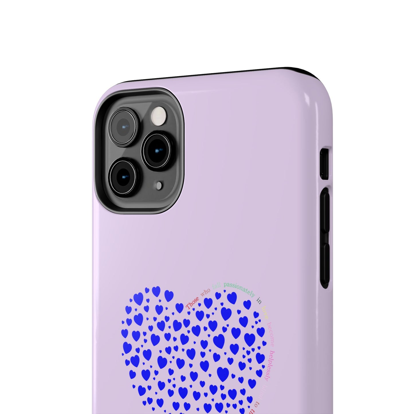 Blue Heart Design Tough iPhone Cases