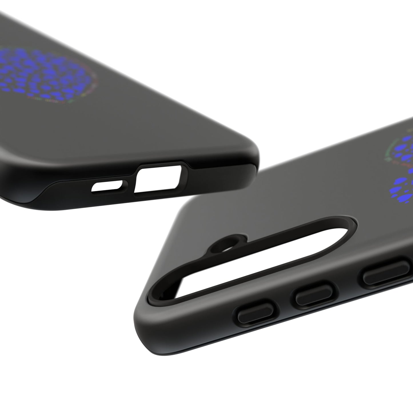 Fundas de corazón azul para teléfonos iPhone, Galaxy, Google Pixel (54 tipos)