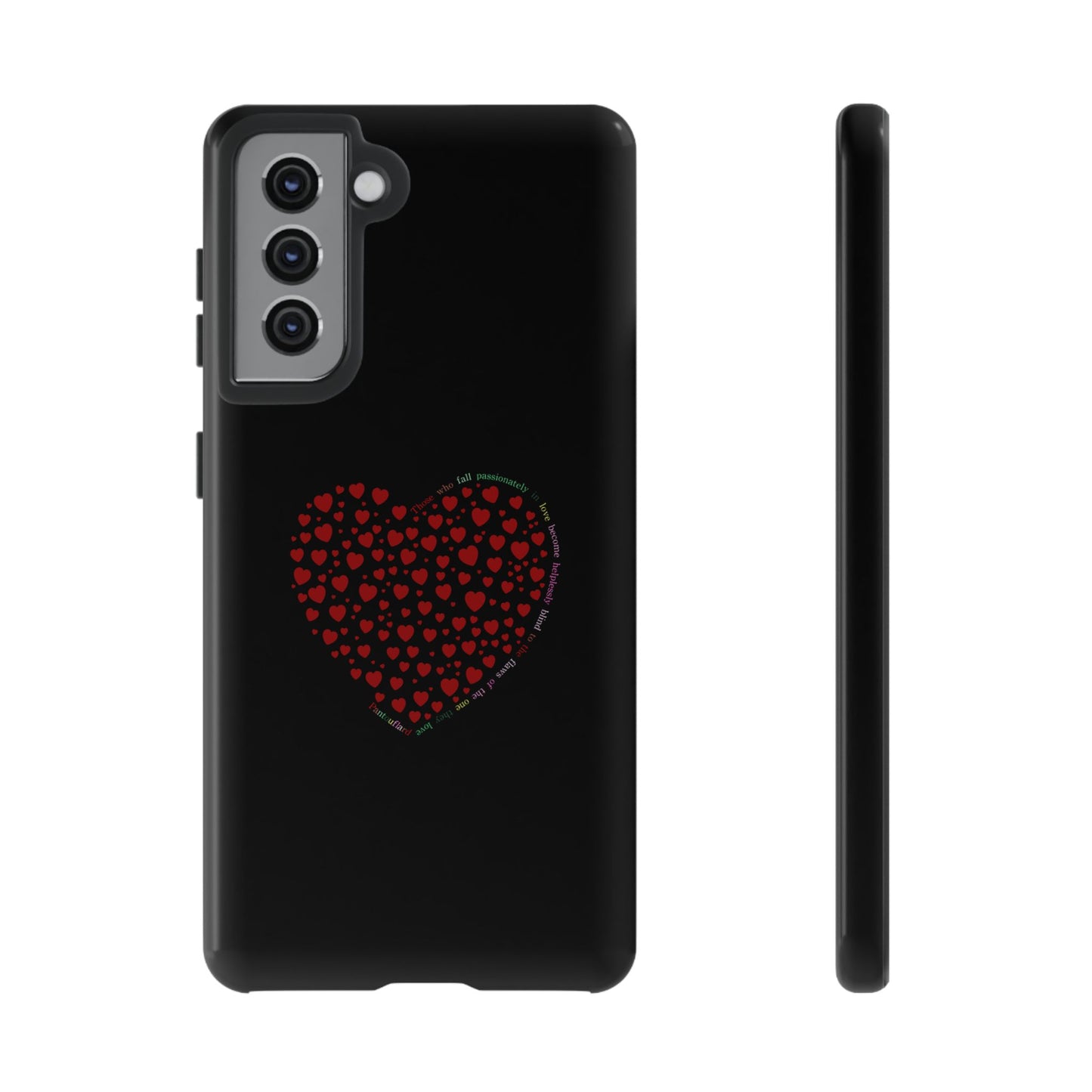 Fundas de corazón rojo para teléfonos iPhone, Galaxy, Google Pixel (54 tipos)