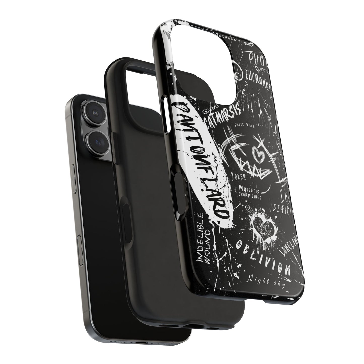 Edgy iPhone Cases for Tough Love - Perfect for Teens and Young Adults, Trendy Art, Unique Gift, Phone Accessories