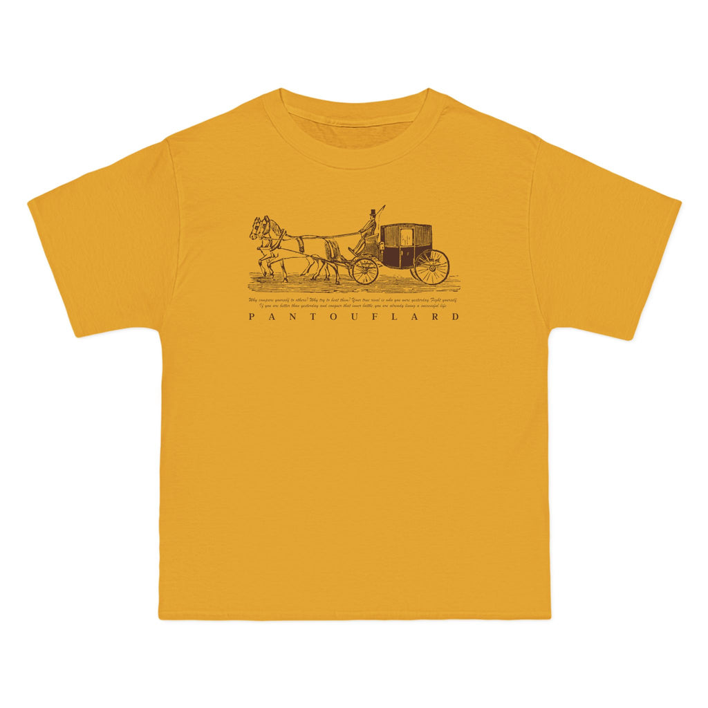 Unisex Burnt Orange Vintage Carriage Graphic 100% Cotton T-Shirt