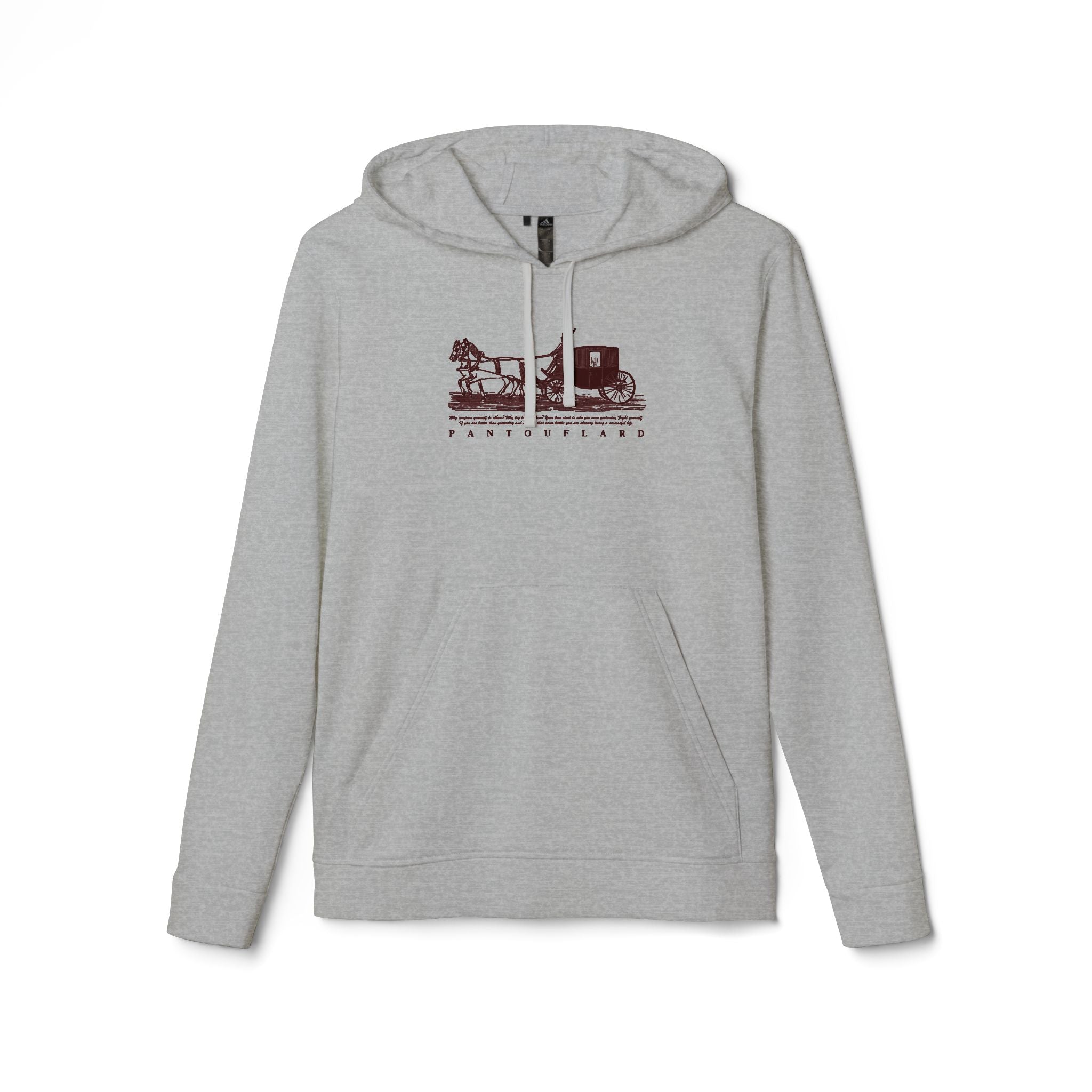Old Money Tennis Club Hoodie - The Timeless Carriage I (Authentic Adidas Performance Fleece)