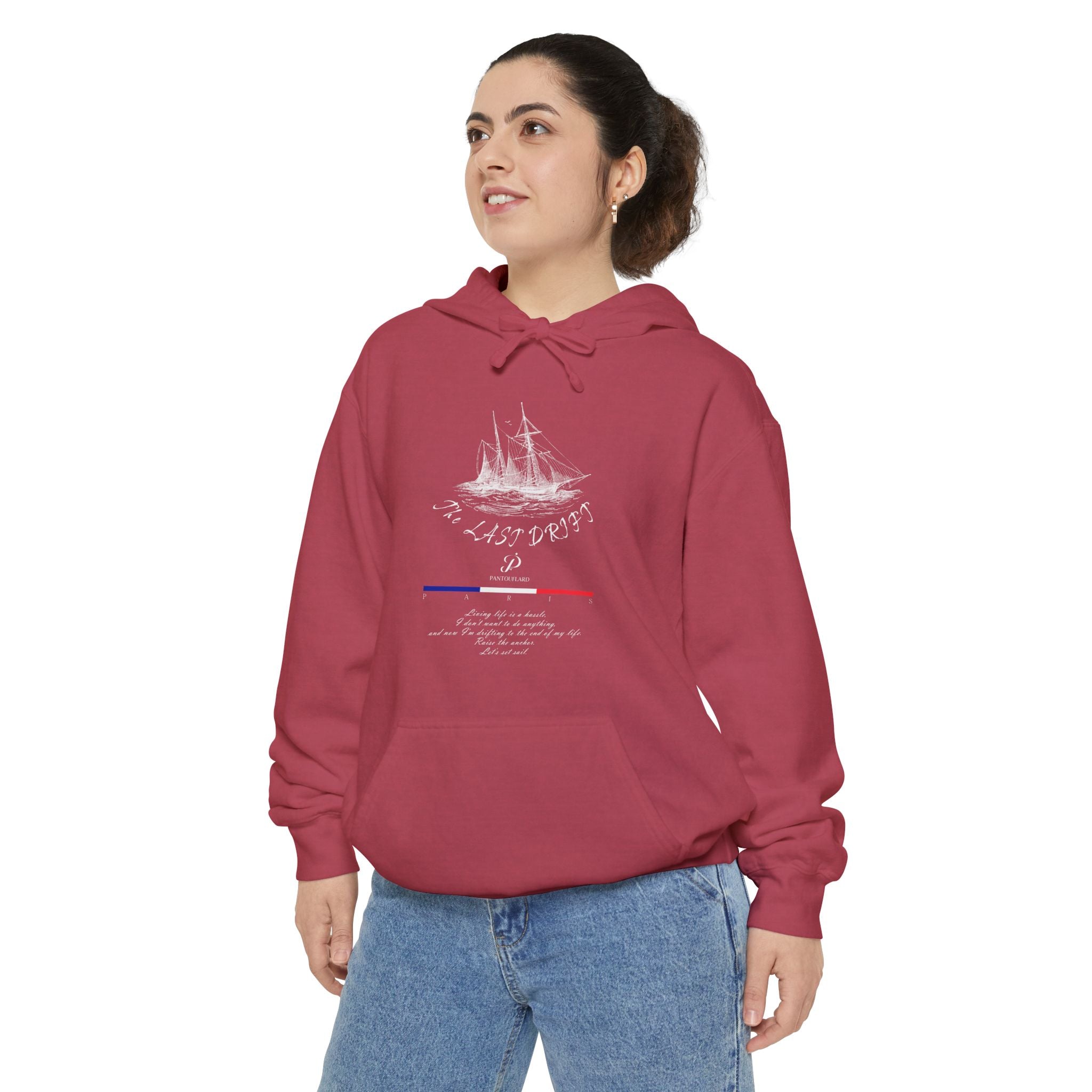 Old Money Nautical Heritage Hoodie - The Last Drift II (9.5oz Garment-Dyed Fleece)