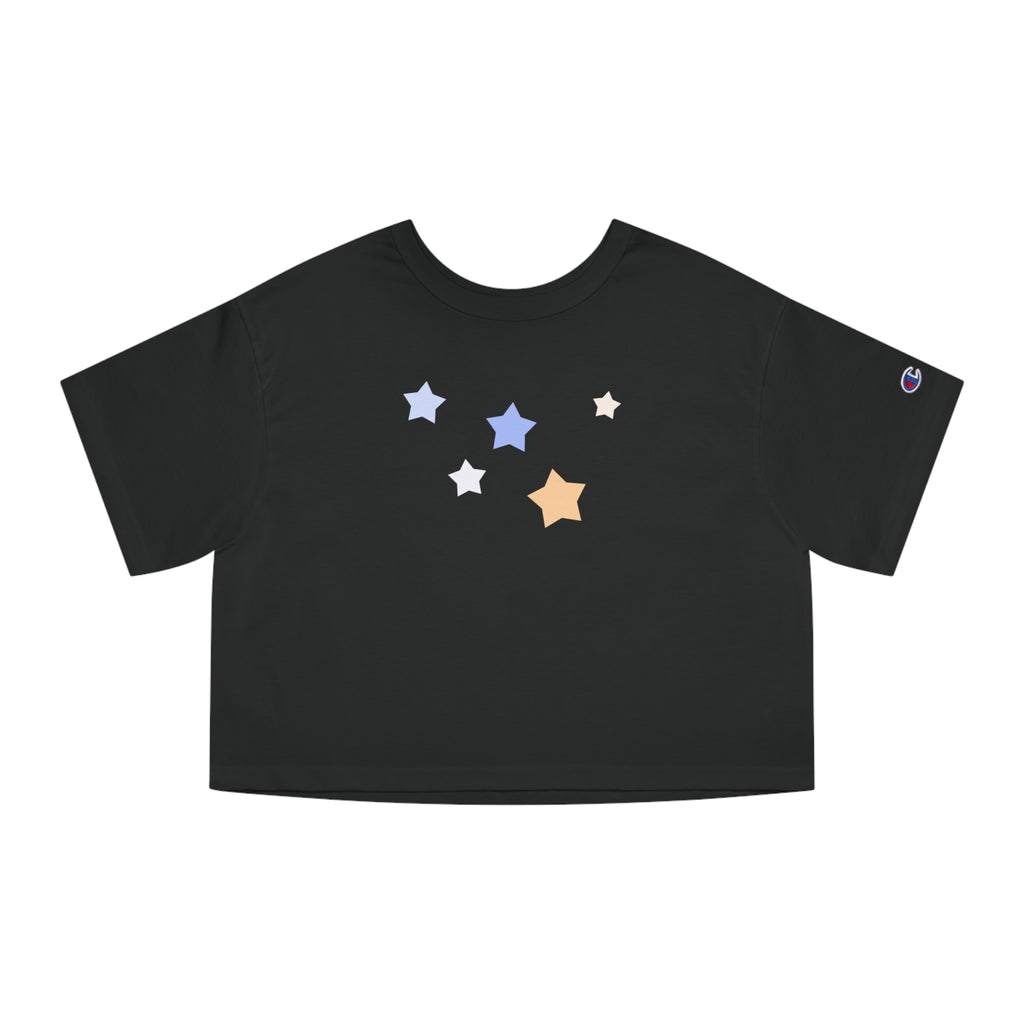 Champion Women's Cassiopeia Constellation Graphic Cropped T-Shirt - W-Shape Cotton Tee