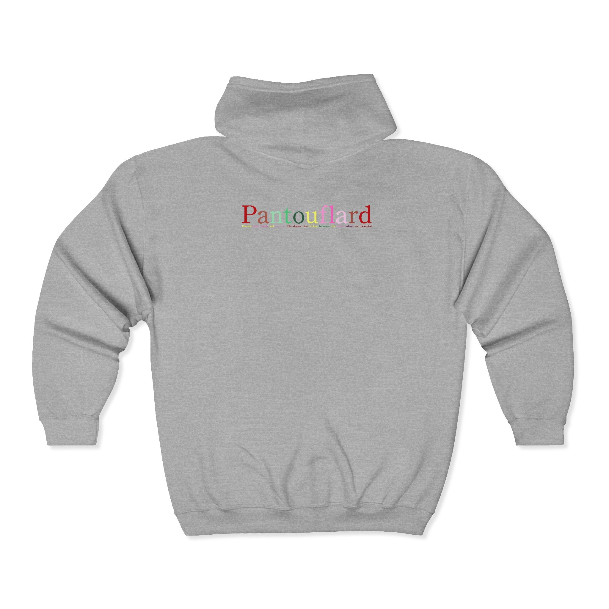 Old Money Aesthetic Zip-Up Hoodie - Back print Heavyweight
