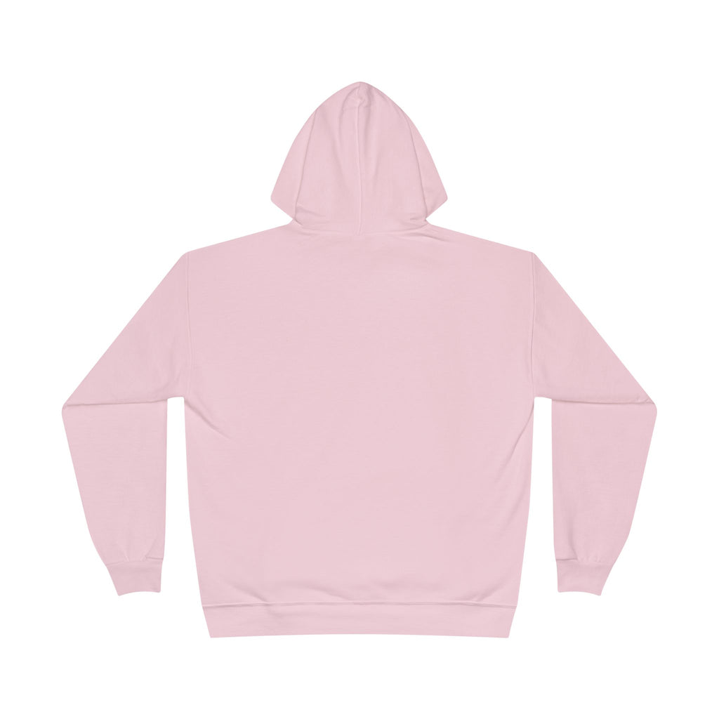 Unisex Light Blue Pantouflard Chick Cotton Blend Pullover Hoodie
