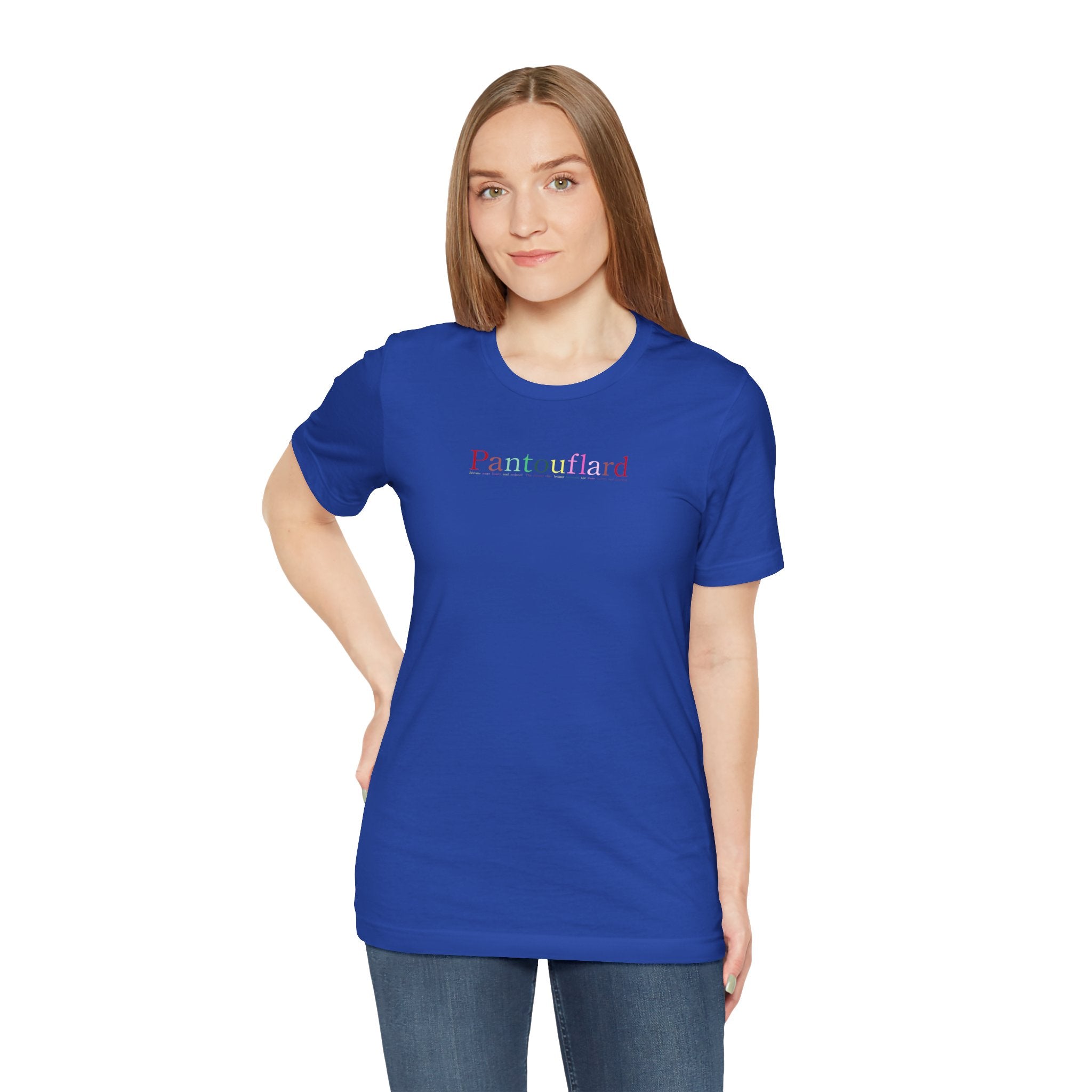 Unisex Minimalist Logo T-Shirt - 100% Airlume Cotton Soft Jersey Tee