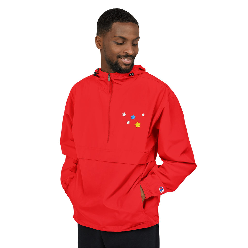 Champion Men's & Women's Cassiopeia Constellation Embroidered Anorak - W-Shape Packable Jacket