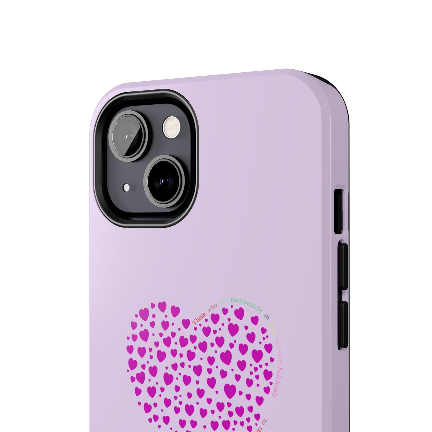 Pink Heart Design Tough iPhone Cases