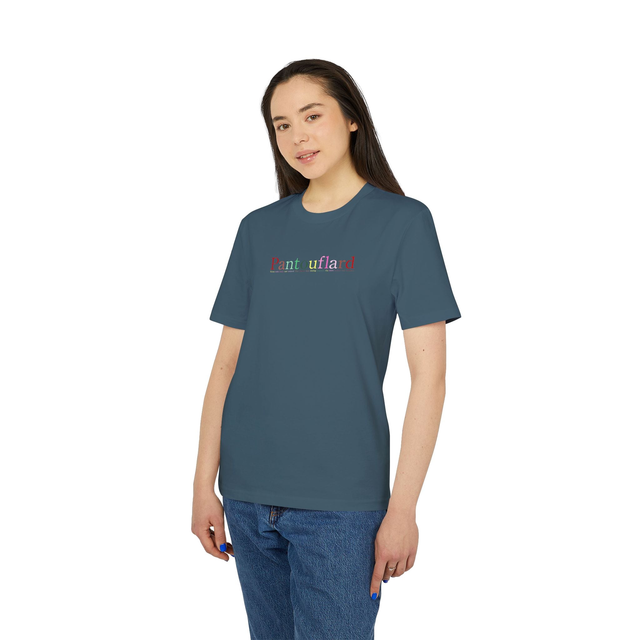 Men's & Women's Black Organic Cotton T-Shirt - Premium Sustainable Graphic Tee