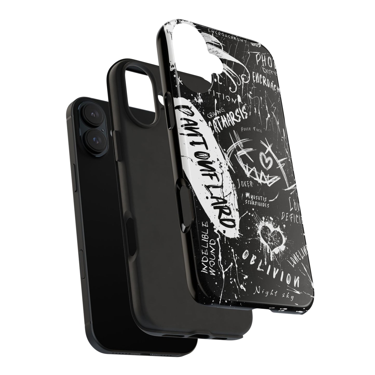 Edgy iPhone Cases for Tough Love - Perfect for Teens and Young Adults, Trendy Art, Unique Gift, Phone Accessories