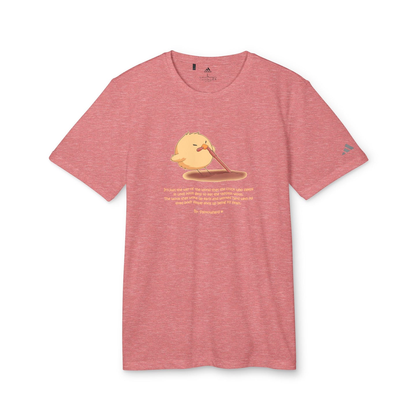 Adidas Cute Chick Cartoon T-Shirt - Cute Sports Tee