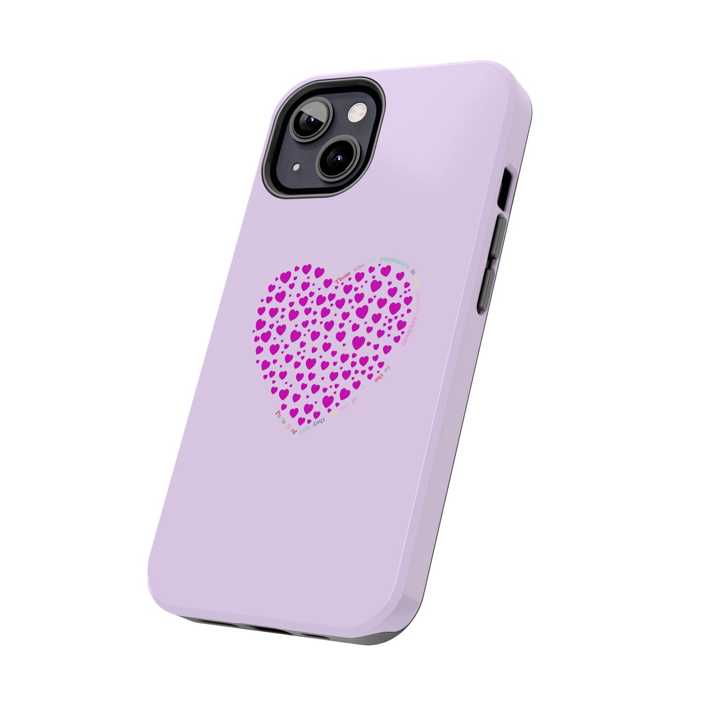 Pink Heart Design Tough iPhone Cases