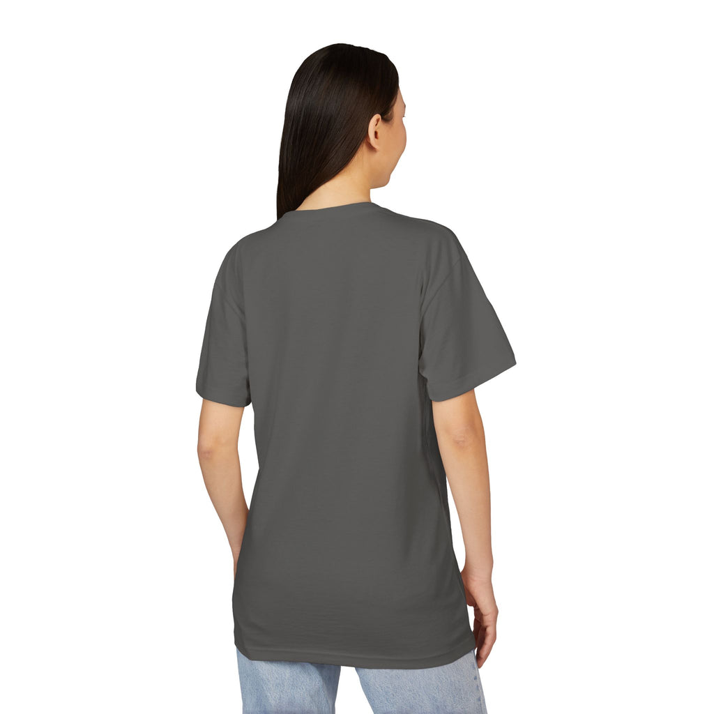 Men's & Women's Black Sueded T-Shirt - Ultra Soft 60/40 Cotton Poly Blend Graphic Tee