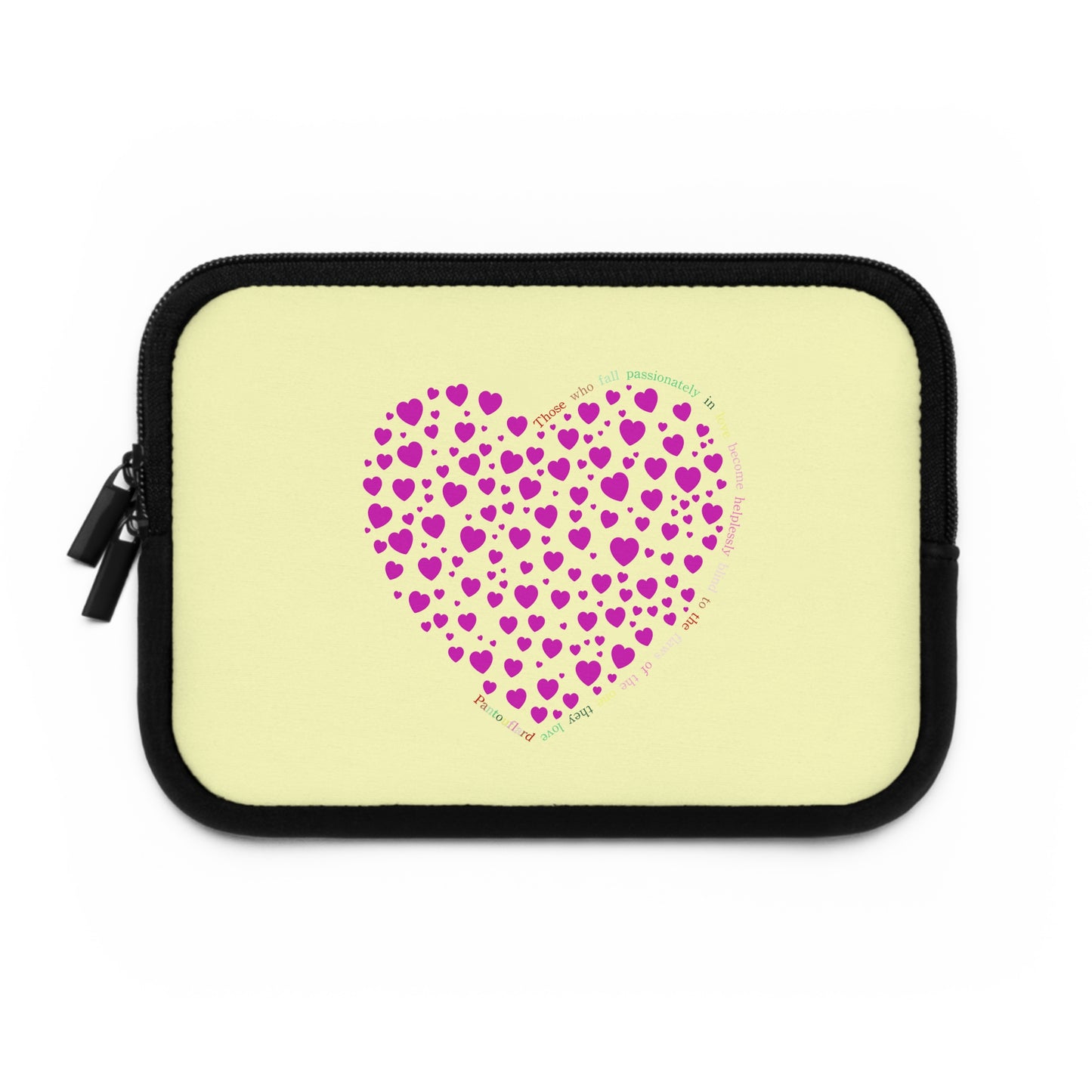 Pink Heart Laptop Sleeve
