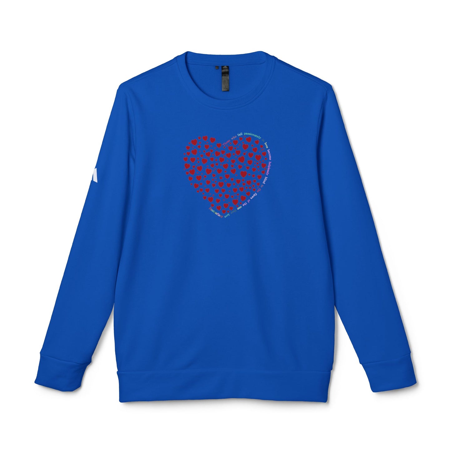 Adidas Unisex  Crewneck Sweatshirt with Red Heart Design