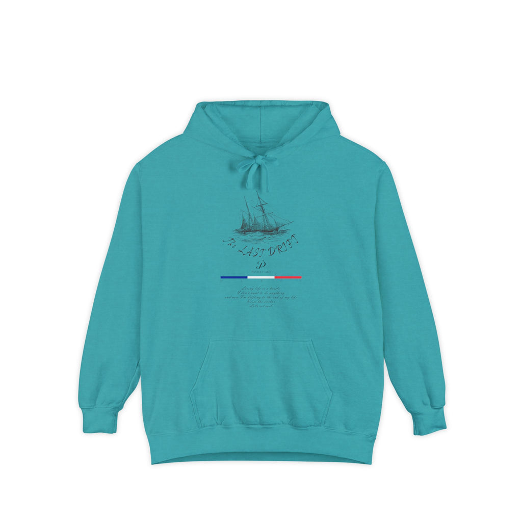 Old Money Nautical Heritage Hoodie - The Last Drift I (9.5oz Garment-Dyed Fleece)