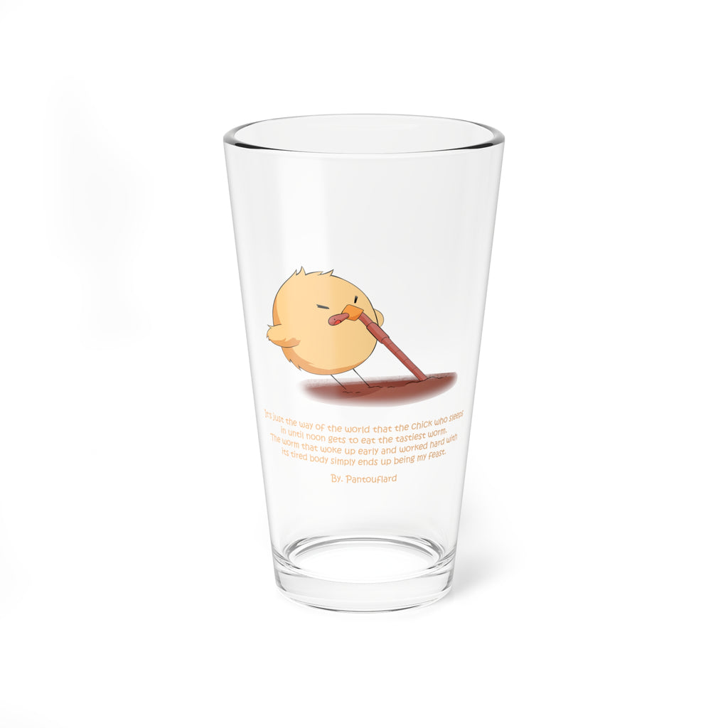 Clear Pantouflard 'Late Chick' Sarcastic Solid Glass Mixer