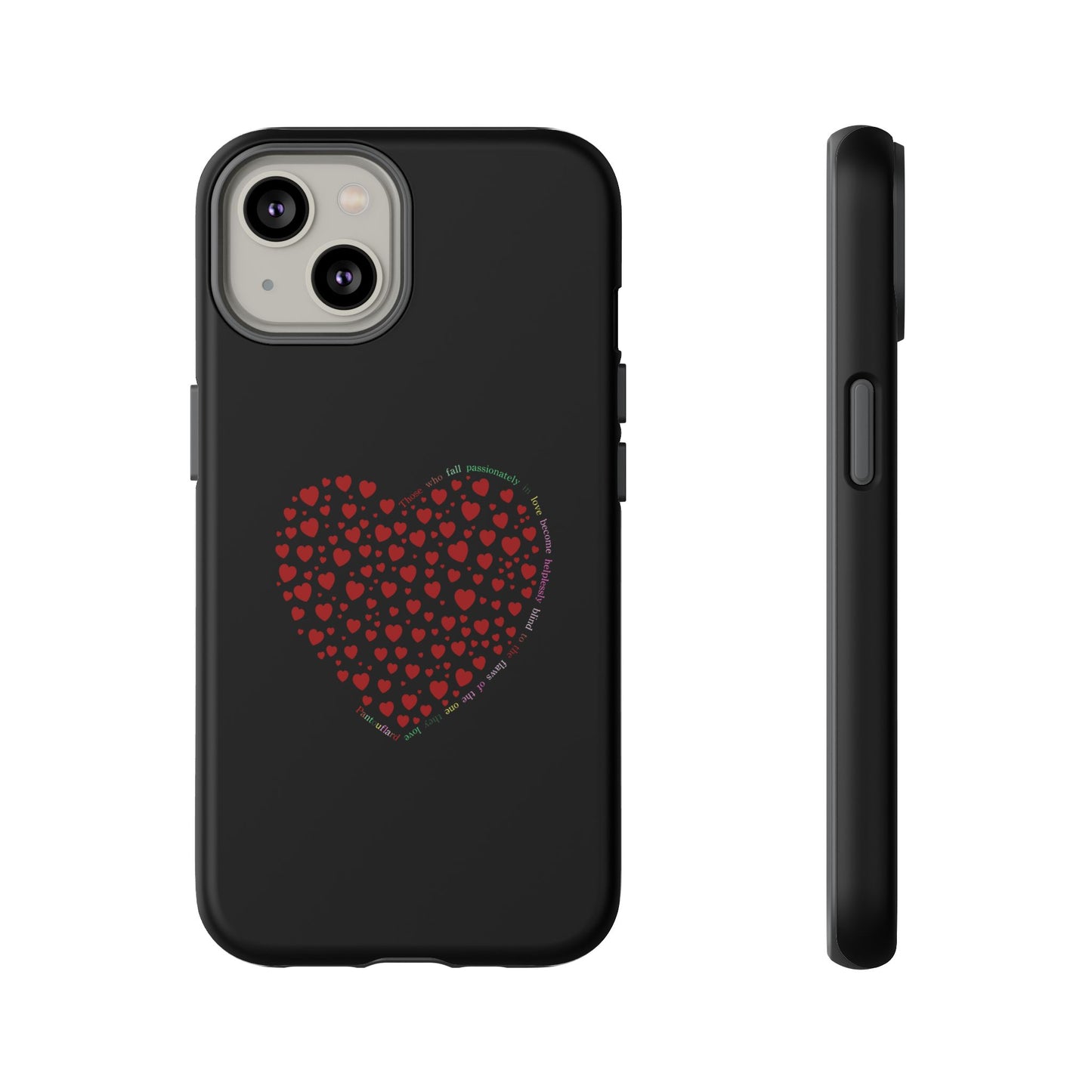 Fundas de corazón rojo para teléfonos iPhone, Galaxy, Google Pixel (54 tipos)