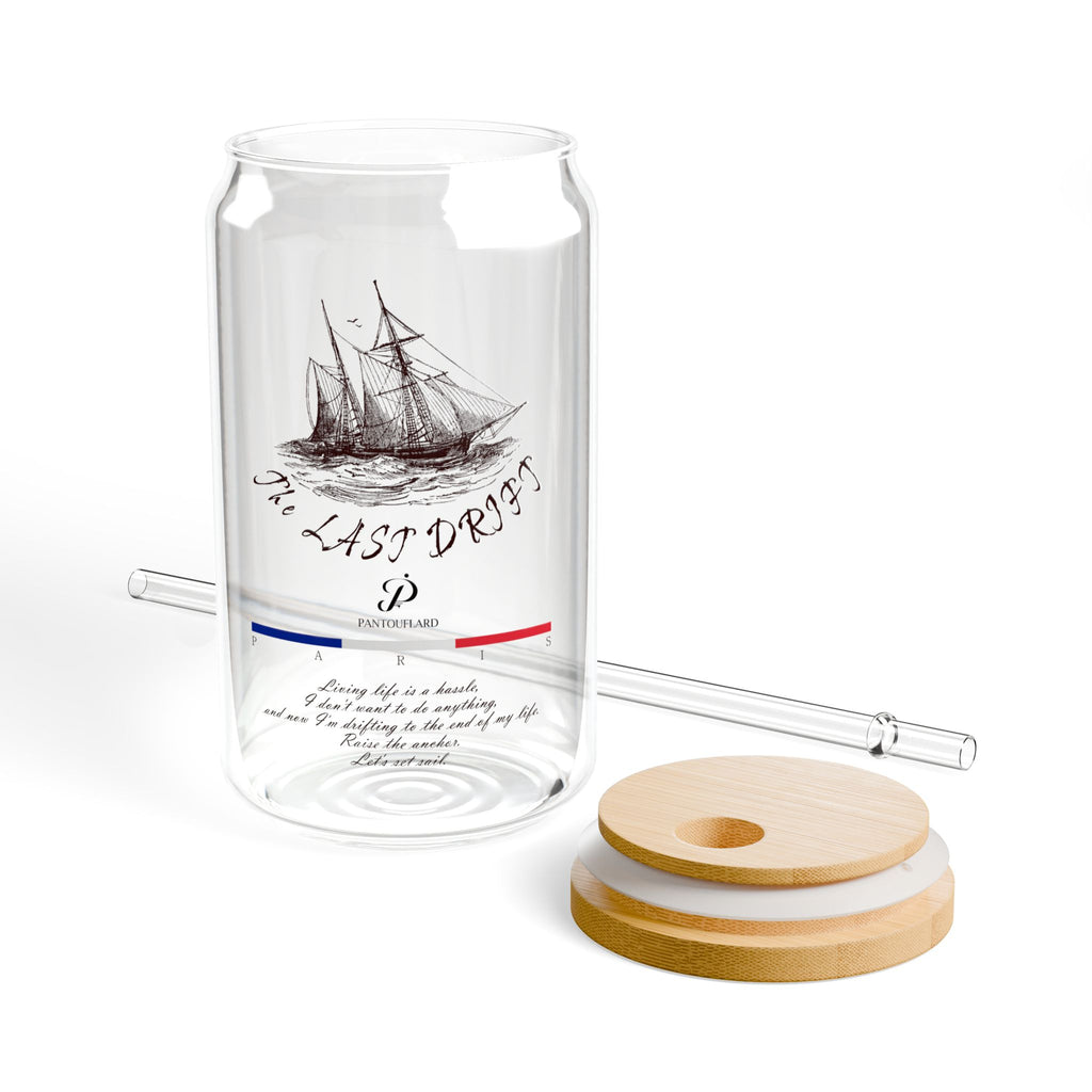 Clear Pantouflard Vintage Ship 'The Last Drift' Tempered Glass Sipper