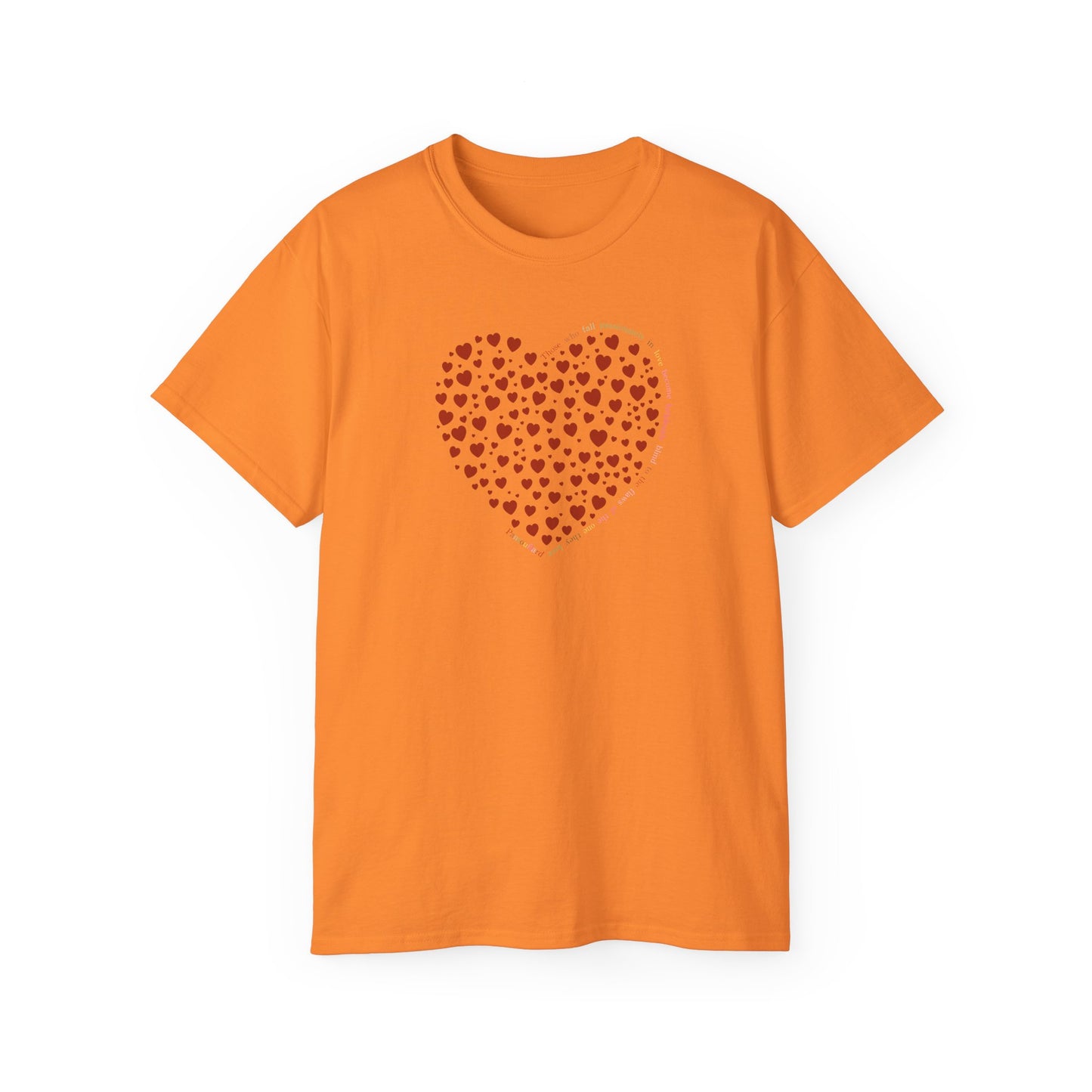 Red Heart Unisex Kurzarm-T-Shirt