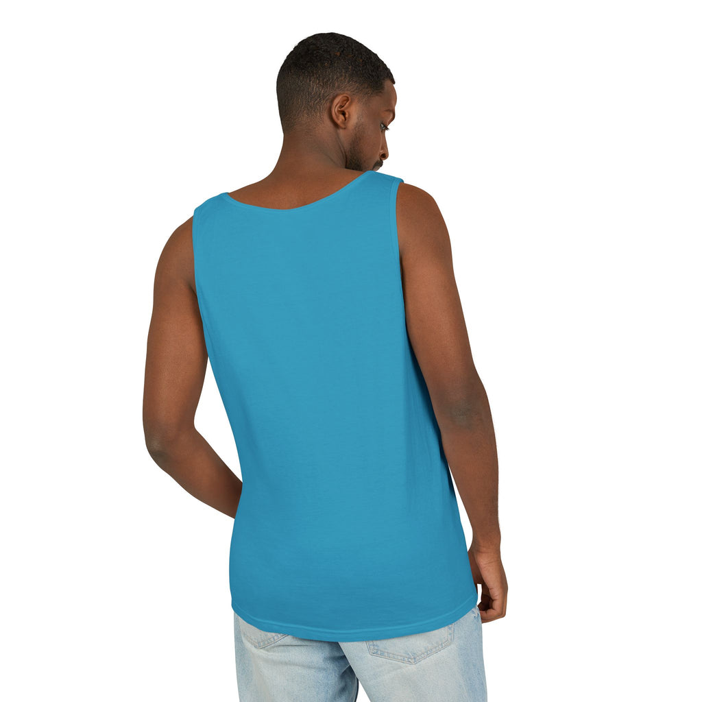 Men's & Women's Cassiopeia Constellation Graphic Garment-Dyed Tank Top - W-Shape Sleeveless Shirt