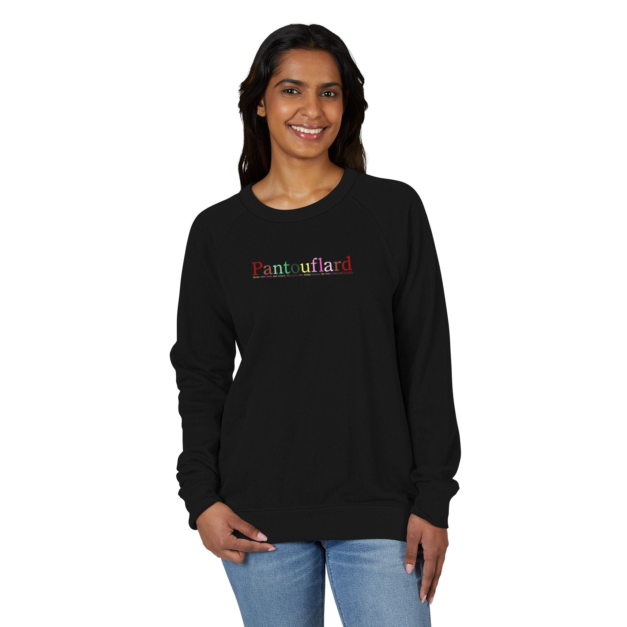 Unisex Old Money Aesthetic Raglan Crewneck - Premium French Terry