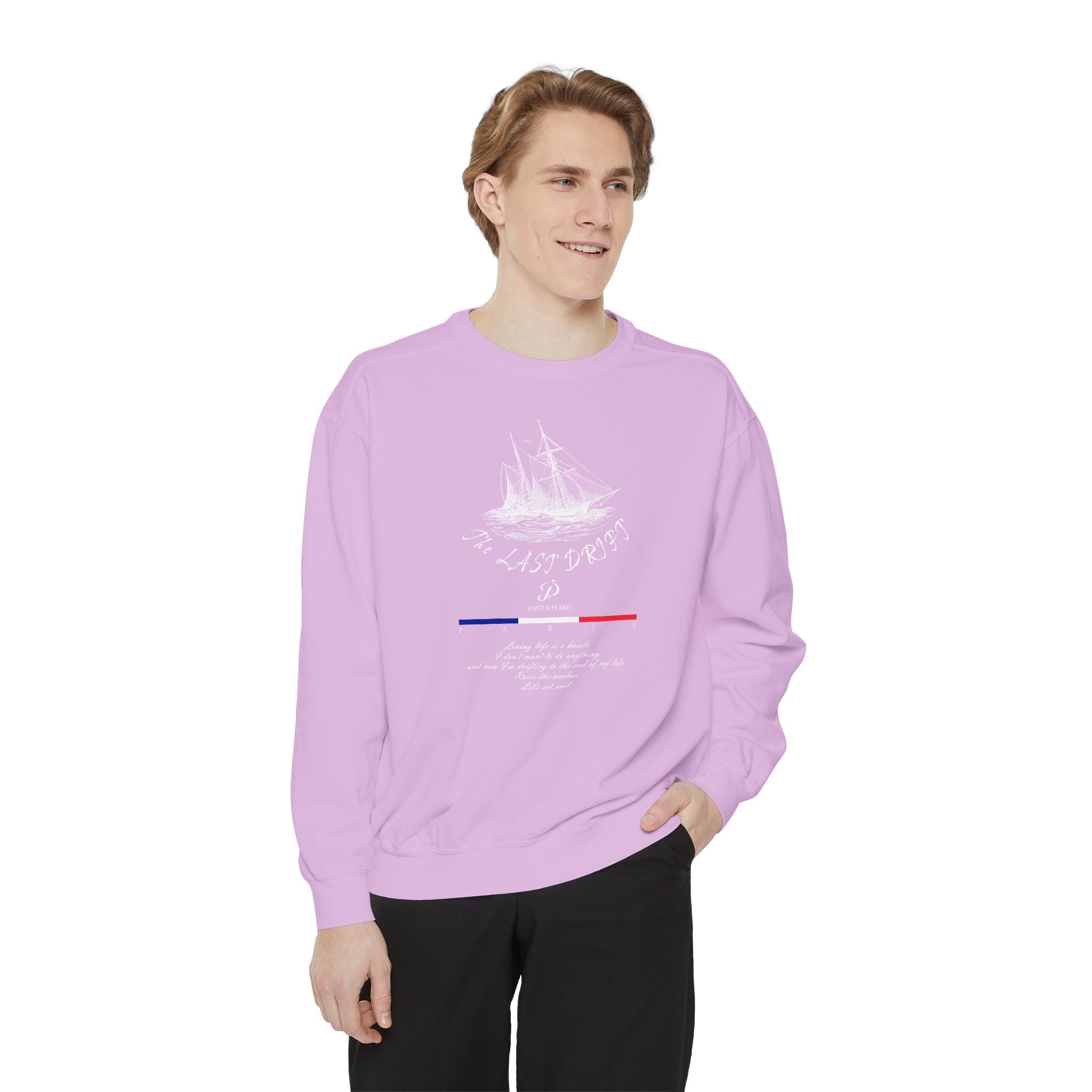 Unisex Navy Last Drift Cotton Blend Sweatshirt
