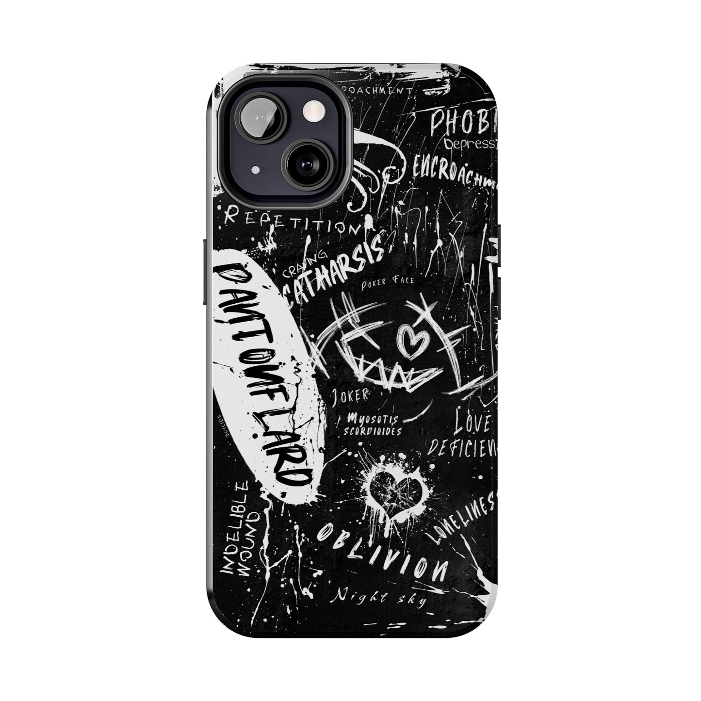 Edgy iPhone Cases for Tough Love - Perfect for Teens and Young Adults, Trendy Art, Unique Gift, Phone Accessories