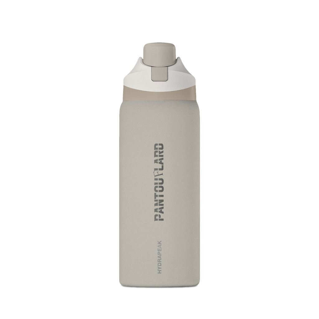 Sedona Red Vertical Pantouflard Logo 32oz Stainless Steel Oasis Water Bottle