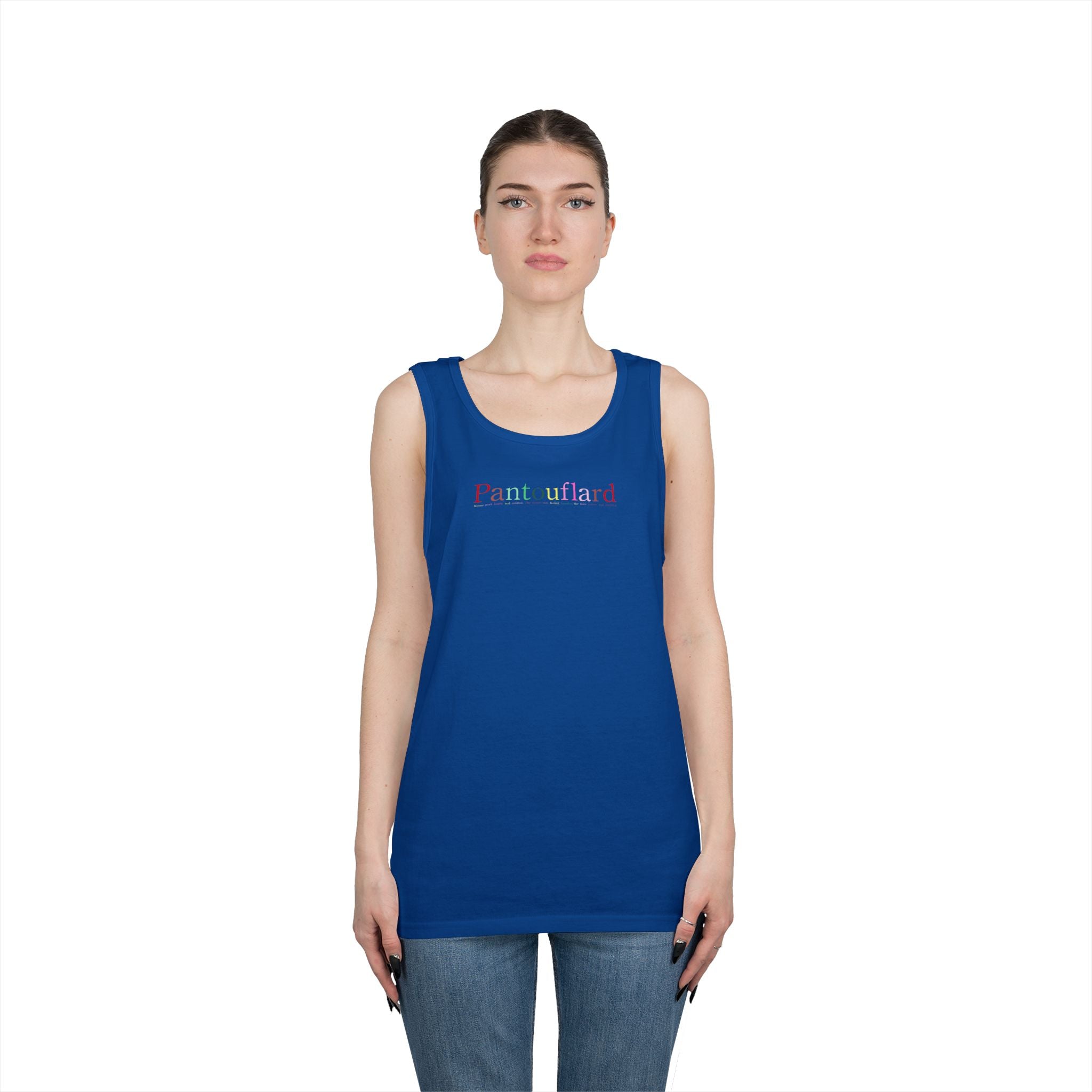 Unisex Heavy Cotton Tank Top - Classic Fit Sleeveless Shirt