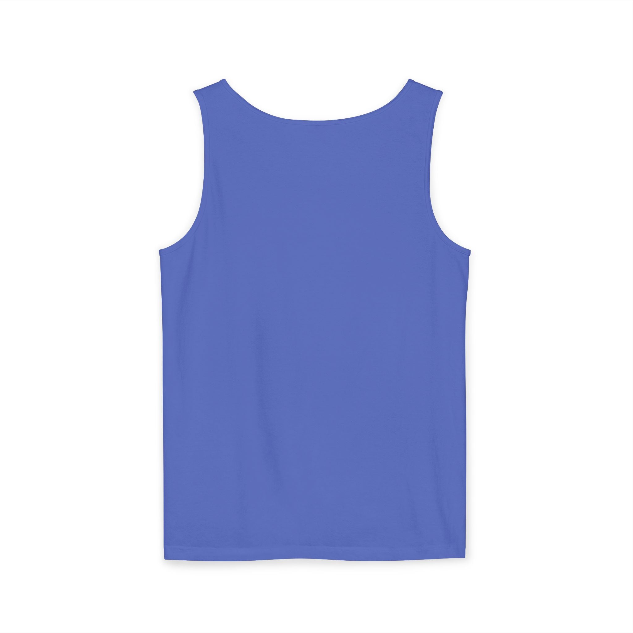 Unisex White Last Drift Cotton Garment-Dyed Tank Top